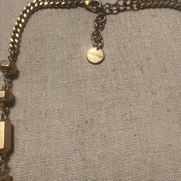 Stella & Dot Coral Bib Necklace - Picture 9 of 13